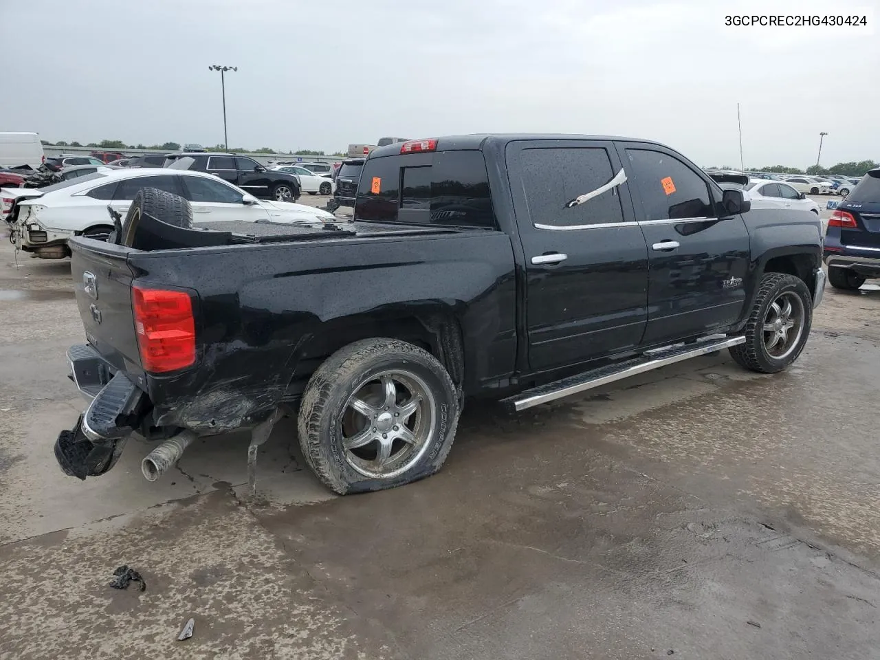 2017 Chevrolet Silverado C1500 Lt VIN: 3GCPCREC2HG430424 Lot: 70090844