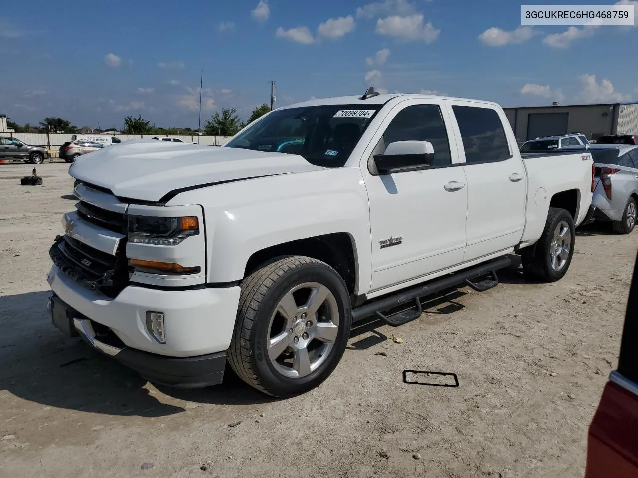 2017 Chevrolet Silverado K1500 Lt VIN: 3GCUKREC6HG468759 Lot: 70099704