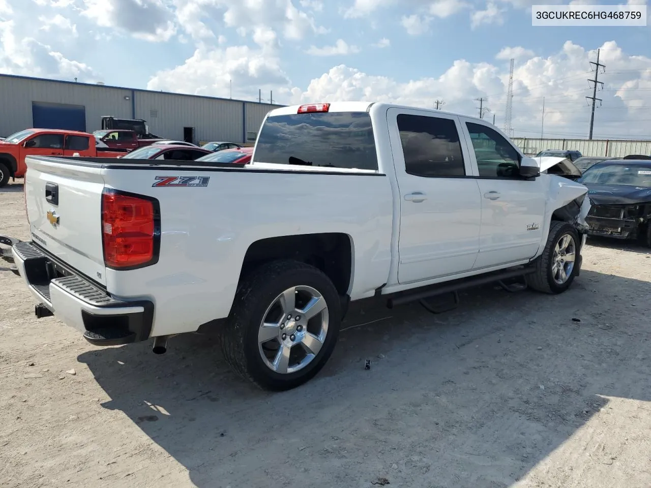 2017 Chevrolet Silverado K1500 Lt VIN: 3GCUKREC6HG468759 Lot: 70099704