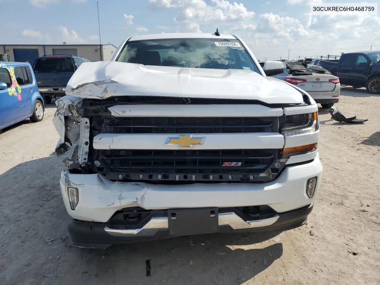 2017 Chevrolet Silverado K1500 Lt VIN: 3GCUKREC6HG468759 Lot: 70099704