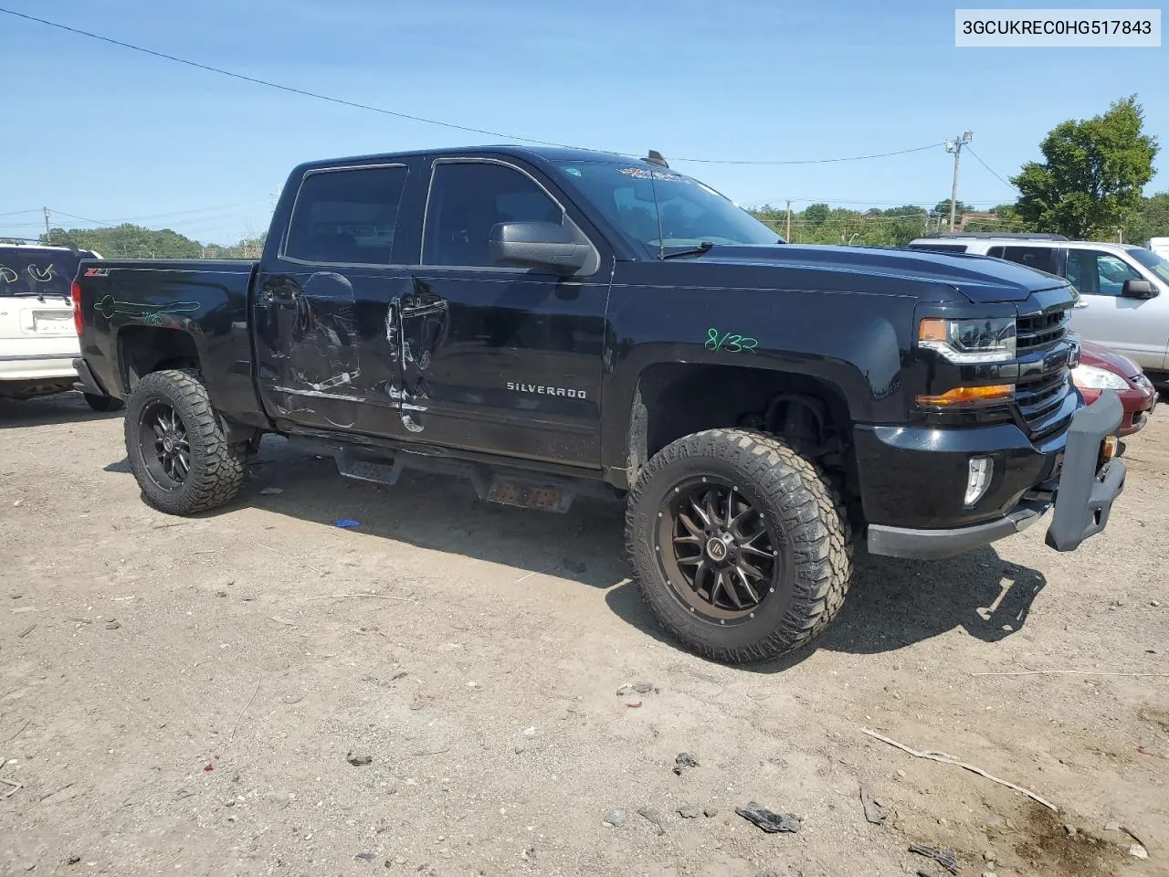 3GCUKREC0HG517843 2017 Chevrolet Silverado K1500 Lt