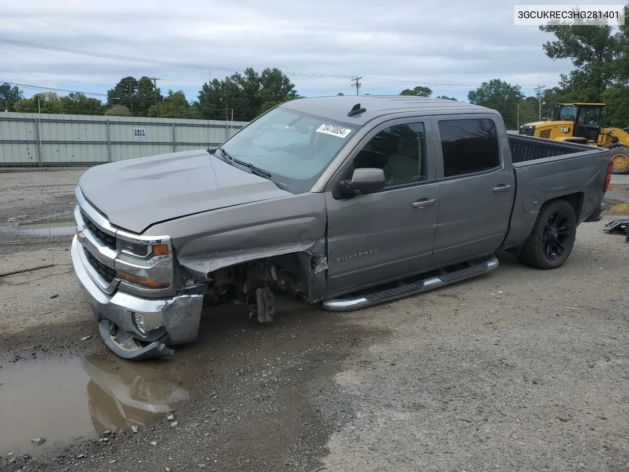 2017 Chevrolet Silverado K1500 Lt VIN: 3GCUKREC3HG281401 Lot: 70470854