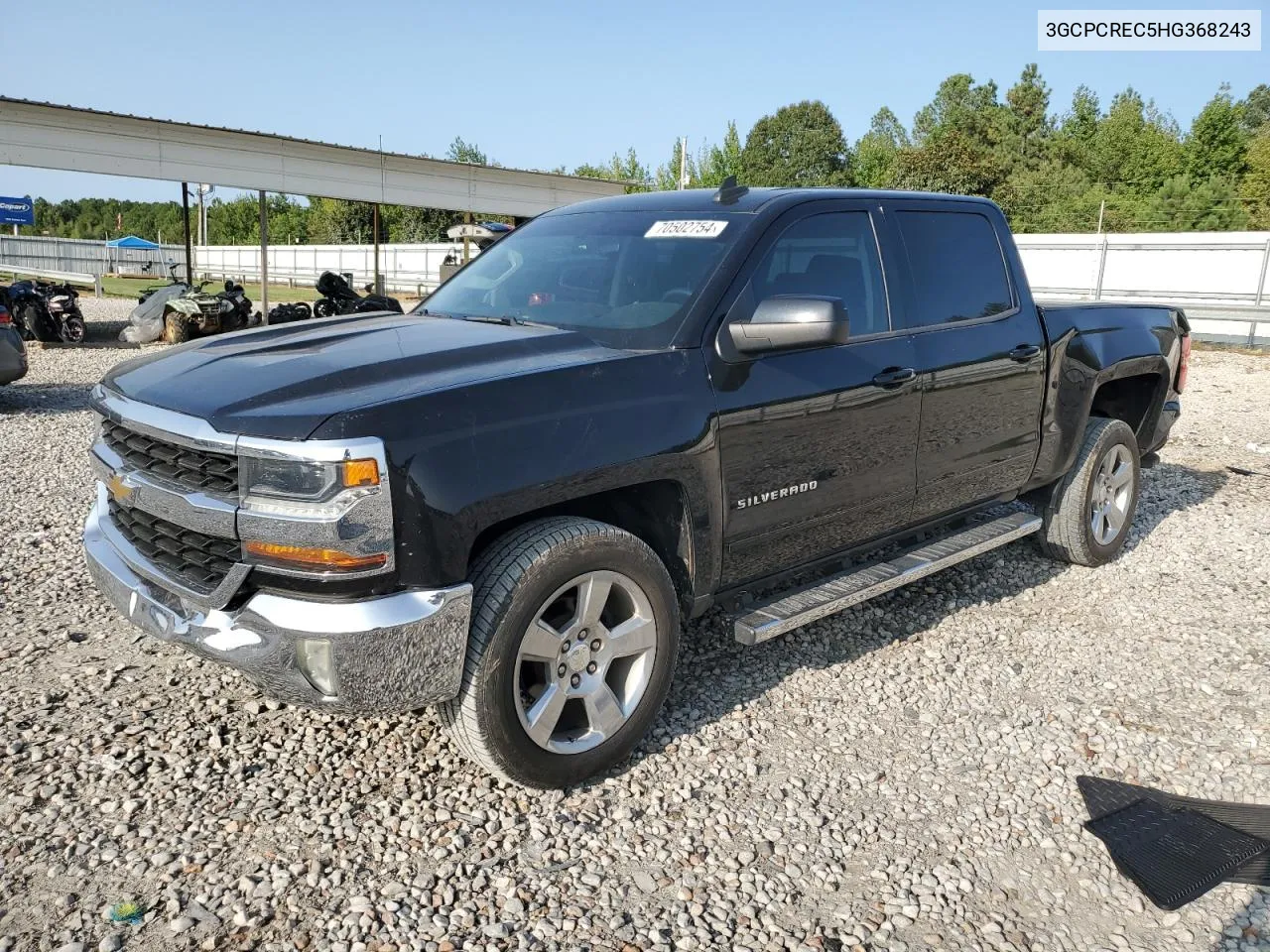 2017 Chevrolet Silverado C1500 Lt VIN: 3GCPCREC5HG368243 Lot: 70502754