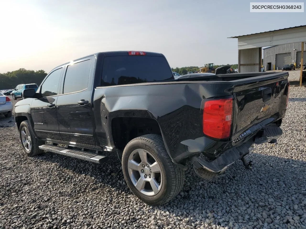 2017 Chevrolet Silverado C1500 Lt VIN: 3GCPCREC5HG368243 Lot: 70502754