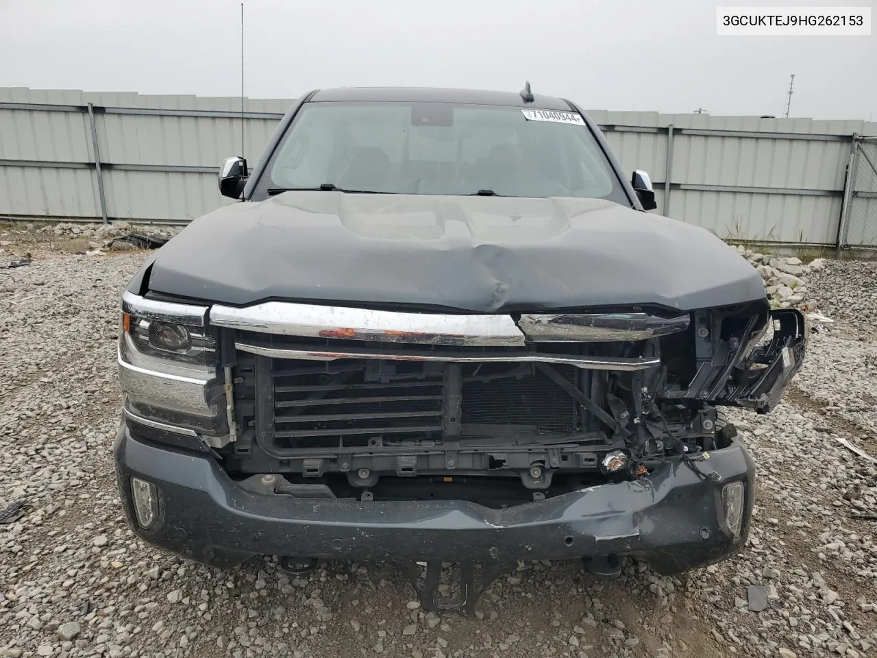 2017 Chevrolet Silverado K1500 High Country VIN: 3GCUKTEJ9HG262153 Lot: 71040944