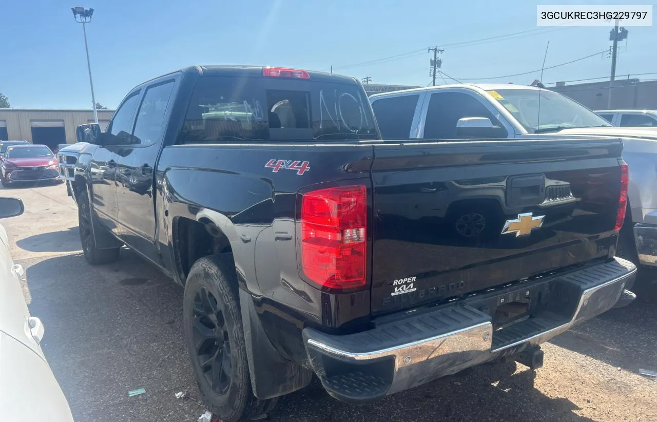 3GCUKREC3HG229797 2017 Chevrolet Silverado K1500 Lt