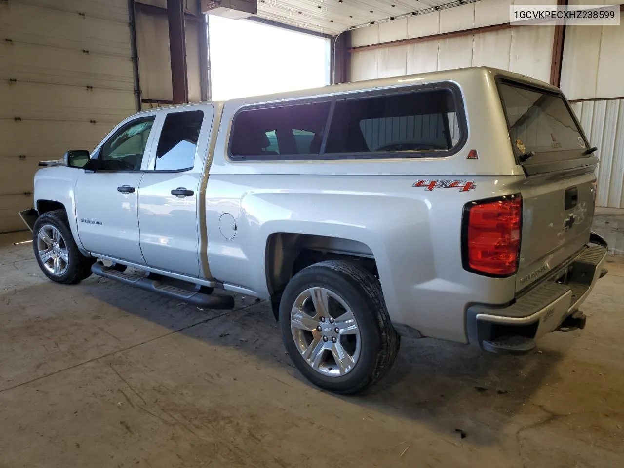 2017 Chevrolet Silverado K1500 Custom VIN: 1GCVKPECXHZ238599 Lot: 71057614