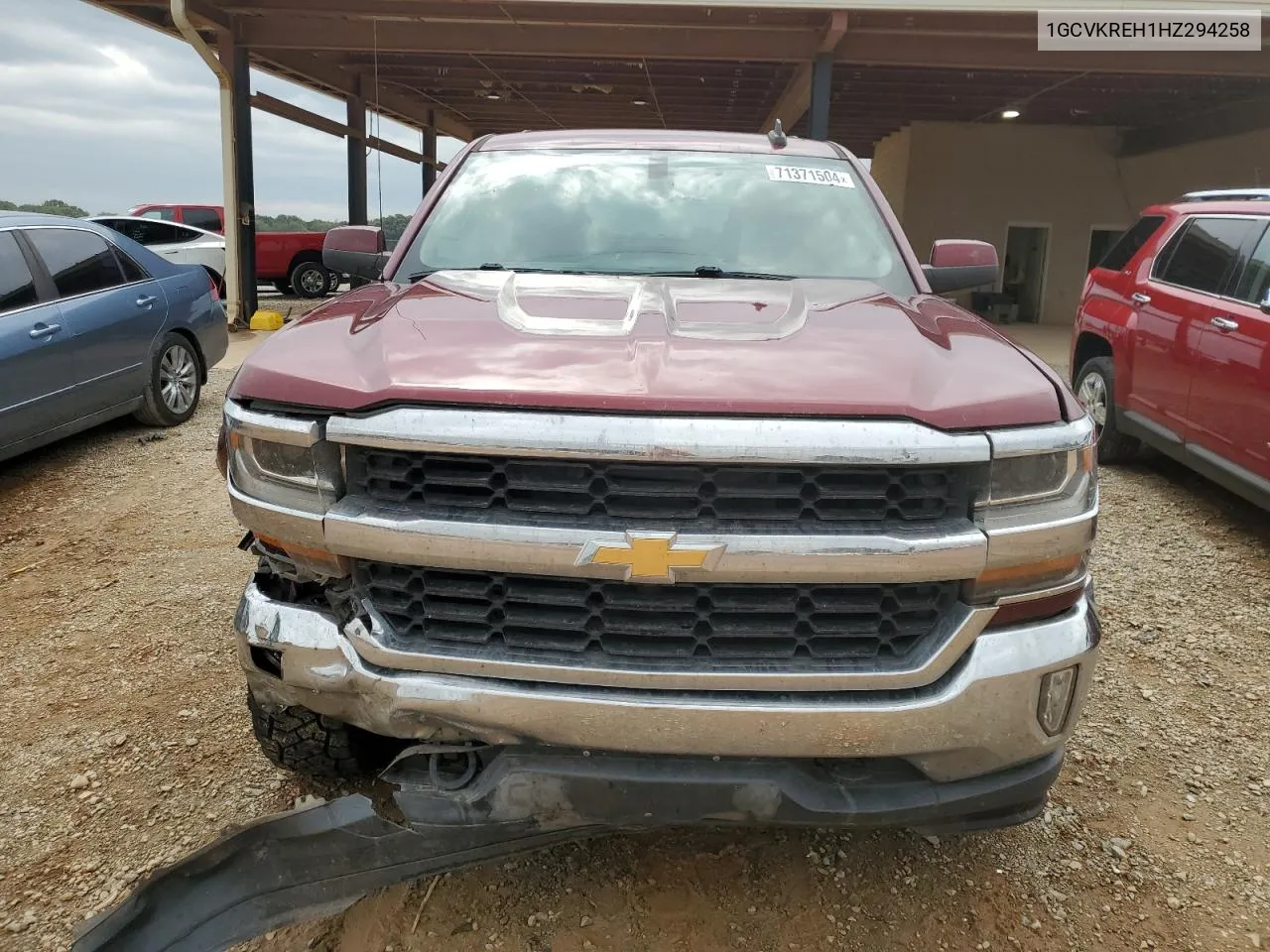 2017 Chevrolet Silverado K1500 Lt VIN: 1GCVKREH1HZ294258 Lot: 71371504