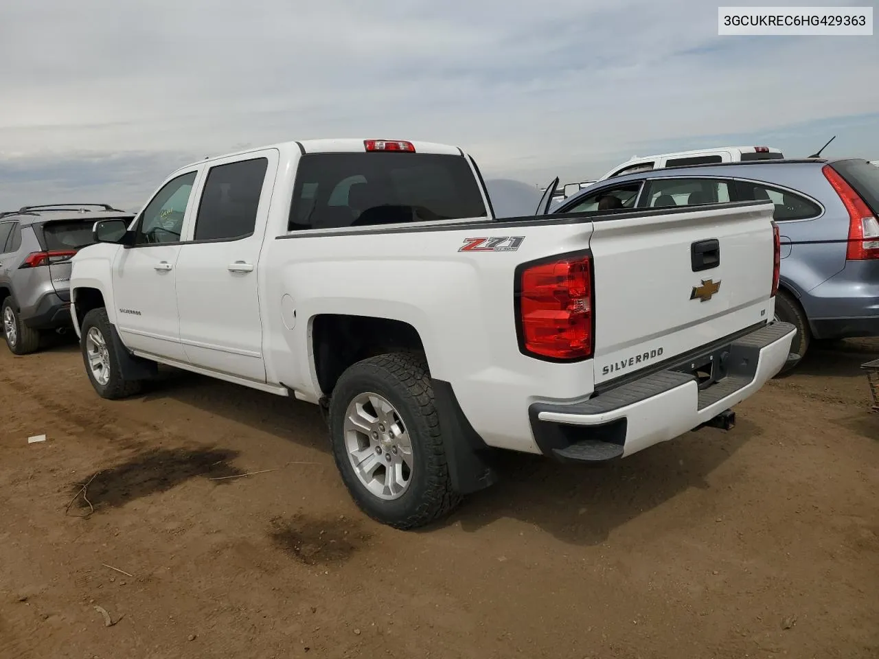 2017 Chevrolet Silverado K1500 Lt VIN: 3GCUKREC6HG429363 Lot: 71375794