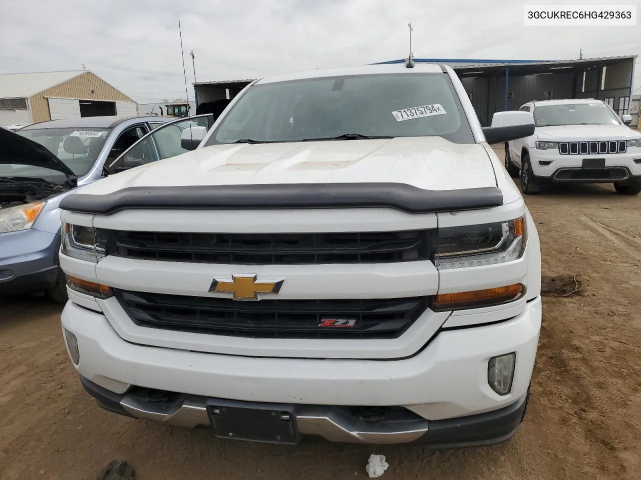 2017 Chevrolet Silverado K1500 Lt VIN: 3GCUKREC6HG429363 Lot: 71375794