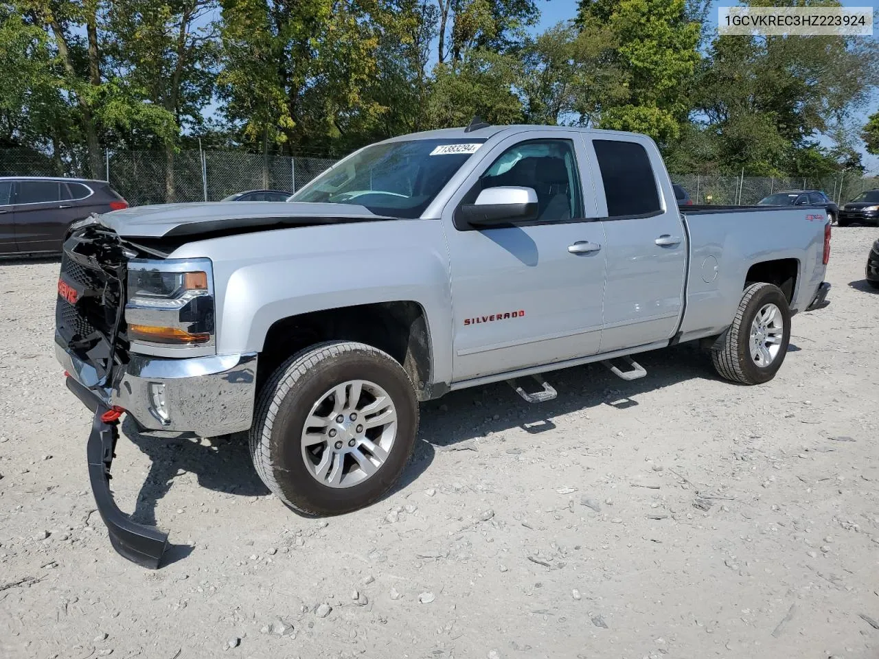 2017 Chevrolet Silverado K1500 Lt VIN: 1GCVKREC3HZ223924 Lot: 71383294