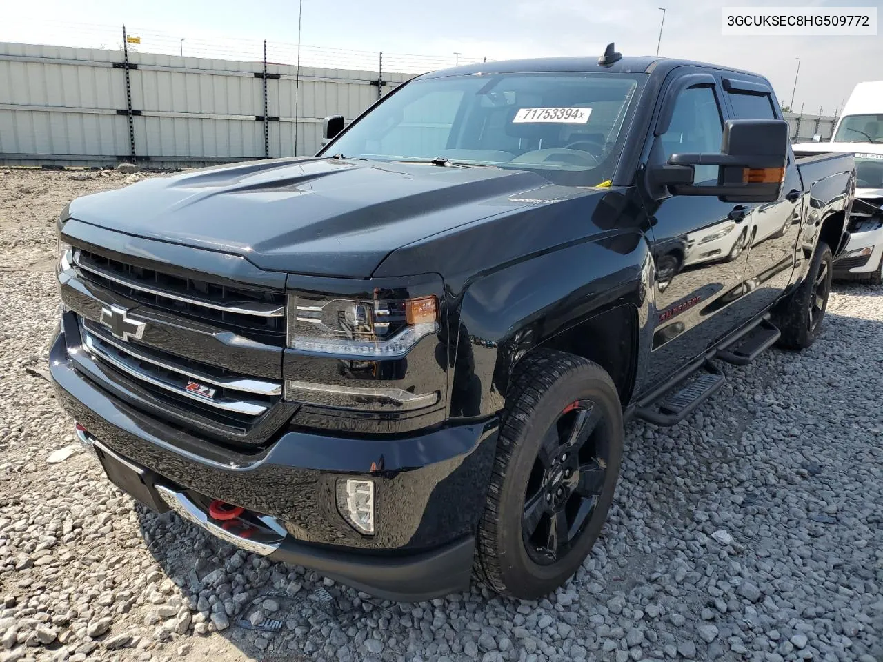 2017 Chevrolet Silverado K1500 Ltz VIN: 3GCUKSEC8HG509772 Lot: 71753394