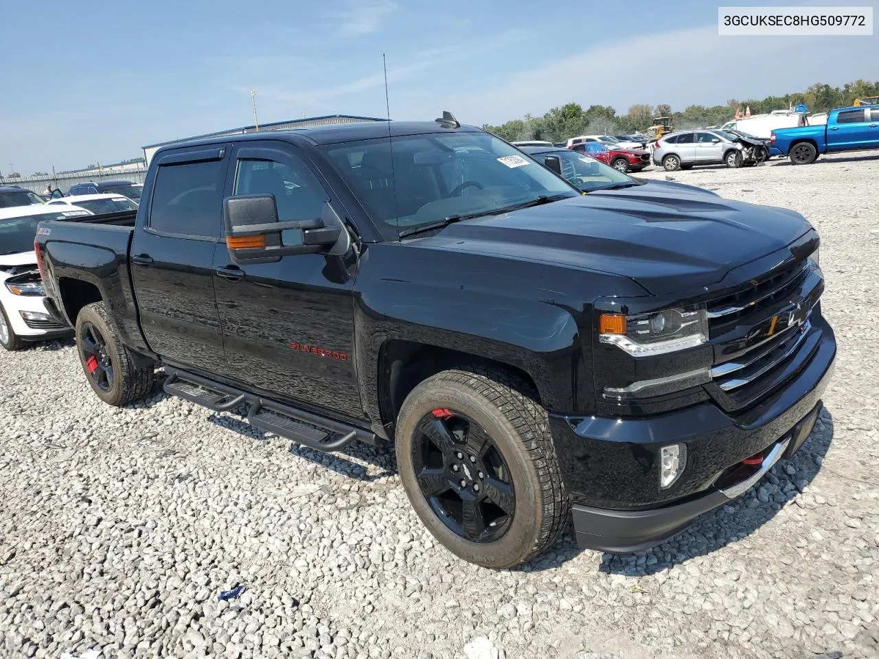 2017 Chevrolet Silverado K1500 Ltz VIN: 3GCUKSEC8HG509772 Lot: 71753394