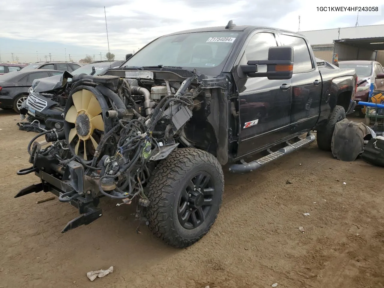 2017 Chevrolet Silverado K2500 Heavy Duty Ltz VIN: 1GC1KWEY4HF243058 Lot: 71754094