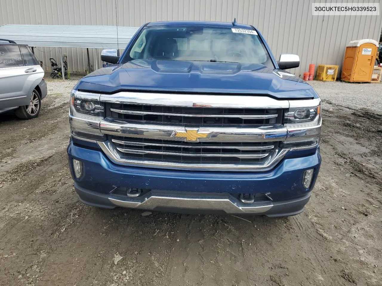 2017 Chevrolet Silverado K1500 High Country VIN: 3GCUKTEC5HG339523 Lot: 72032304