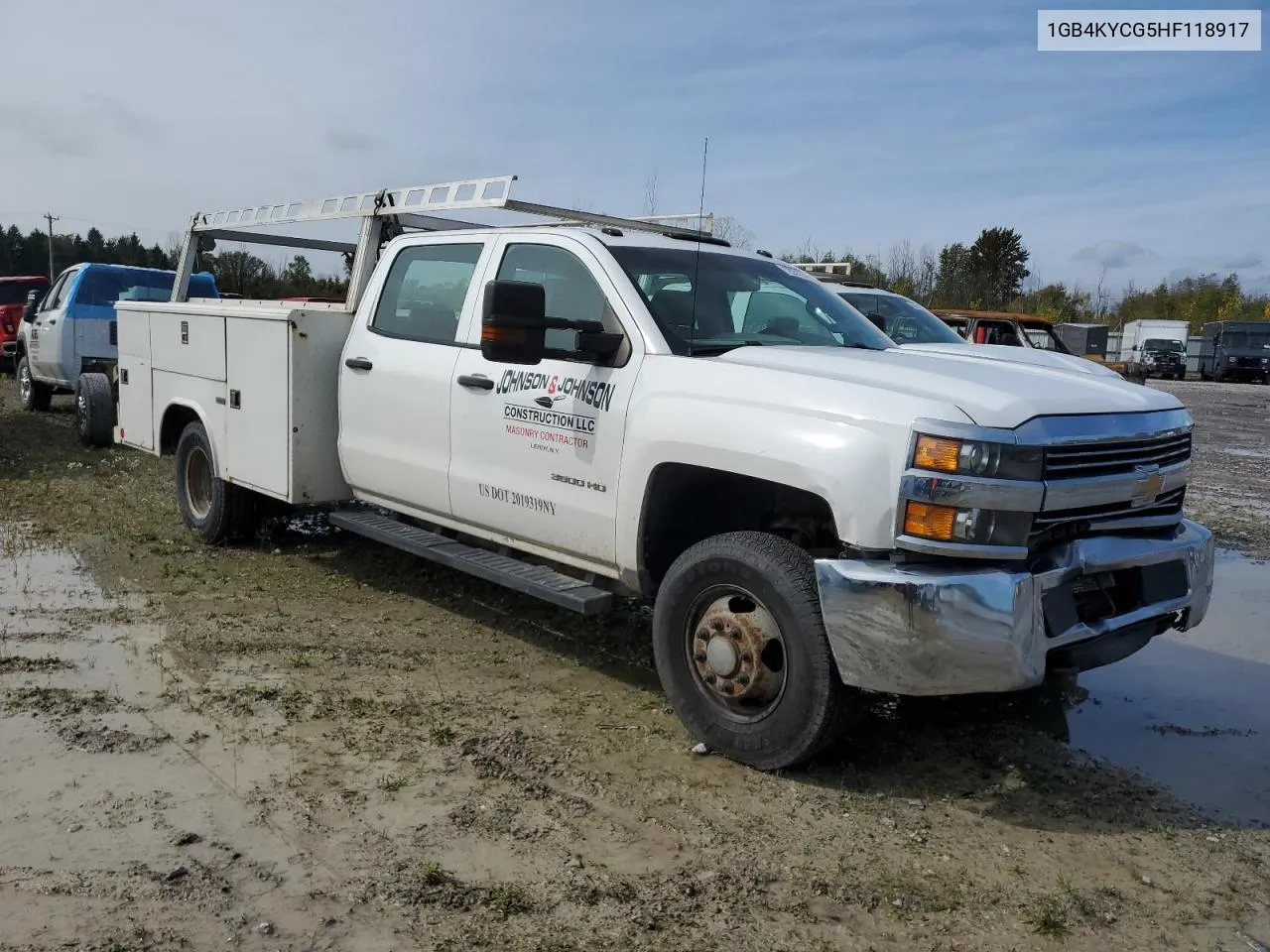 2017 Chevrolet Silverado K3500 VIN: 1GB4KYCG5HF118917 Lot: 72051164