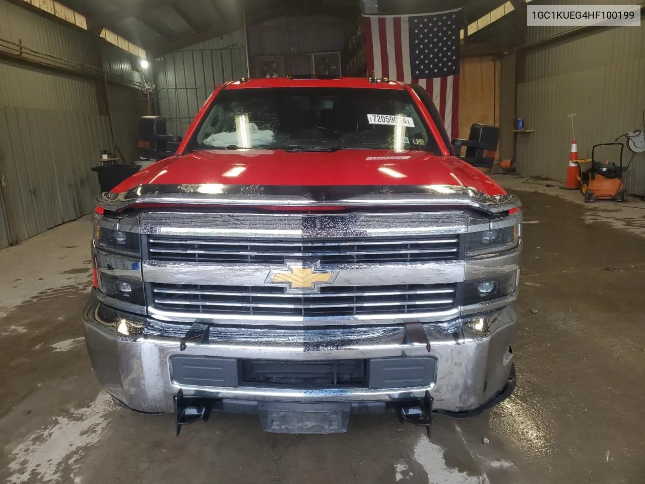 2017 Chevrolet Silverado K2500 Heavy Duty VIN: 1GC1KUEG4HF100199 Lot: 72059064