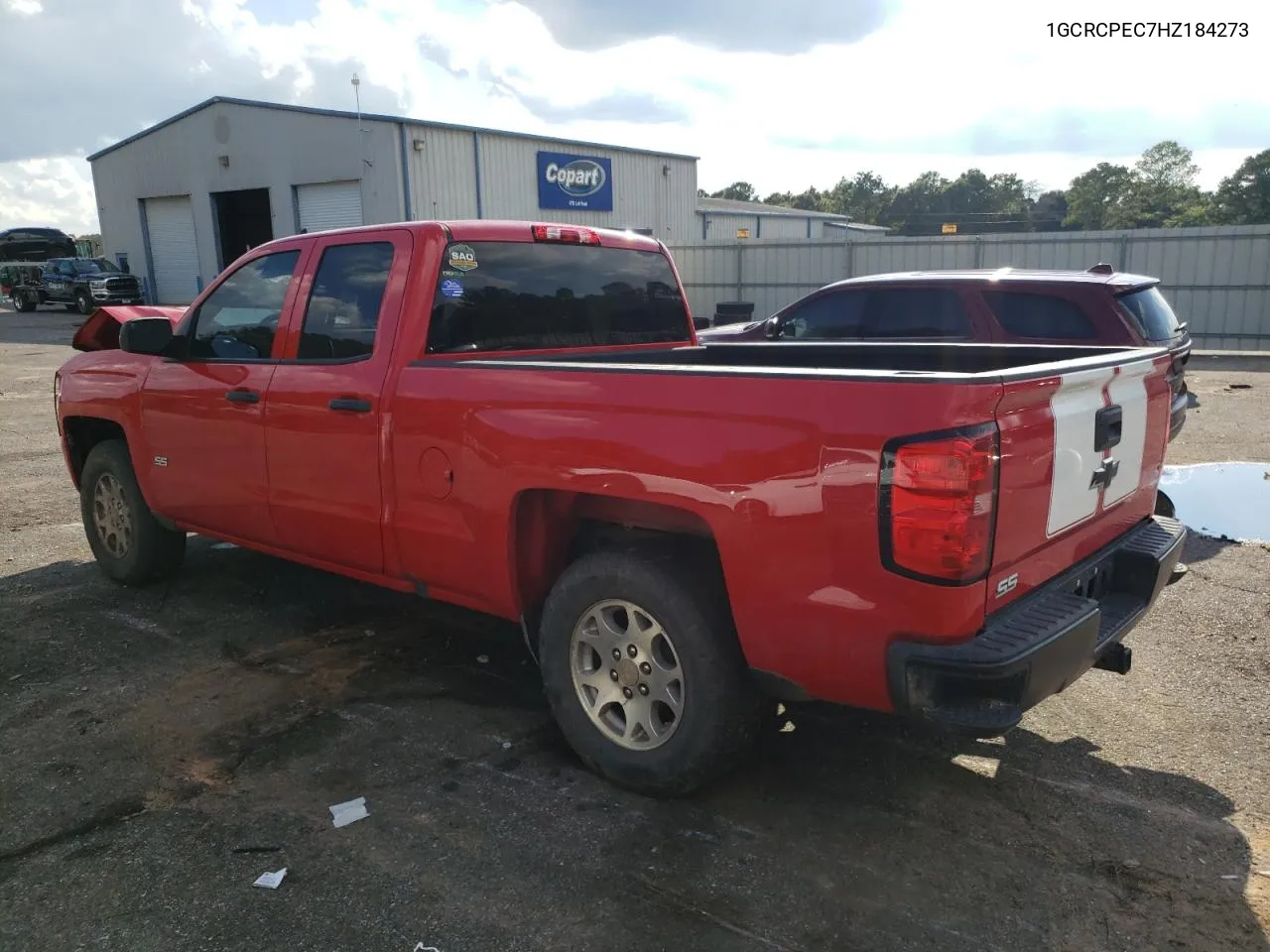 2017 Chevrolet Silverado C1500 Custom VIN: 1GCRCPEC7HZ184273 Lot: 72092474