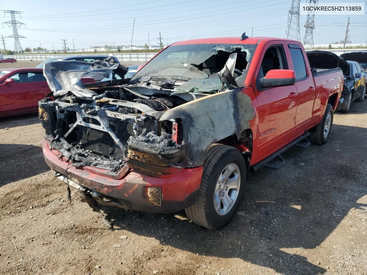 2017 Chevrolet Silverado K1500 Lt VIN: 1GCVKREC5HZ113859 Lot: 72189104