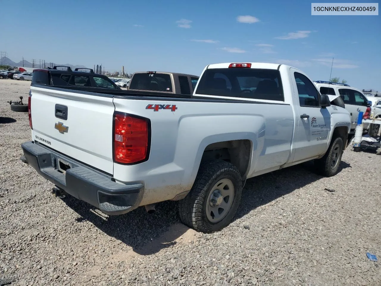 2017 Chevrolet Silverado K1500 VIN: 1GCNKNECXHZ400459 Lot: 72243354