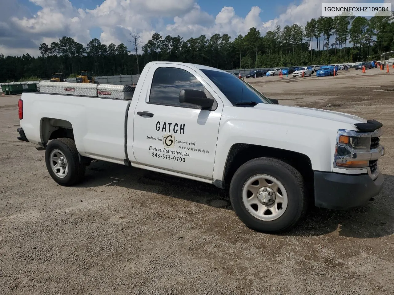 2017 Chevrolet Silverado C1500 VIN: 1GCNCNECXHZ109084 Lot: 72248764