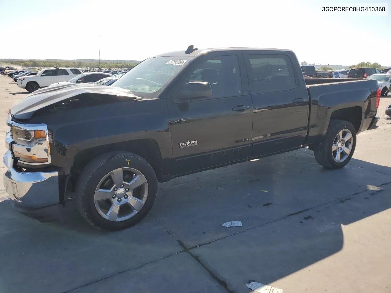 2017 Chevrolet Silverado C1500 Lt VIN: 3GCPCREC8HG450368 Lot: 72253394