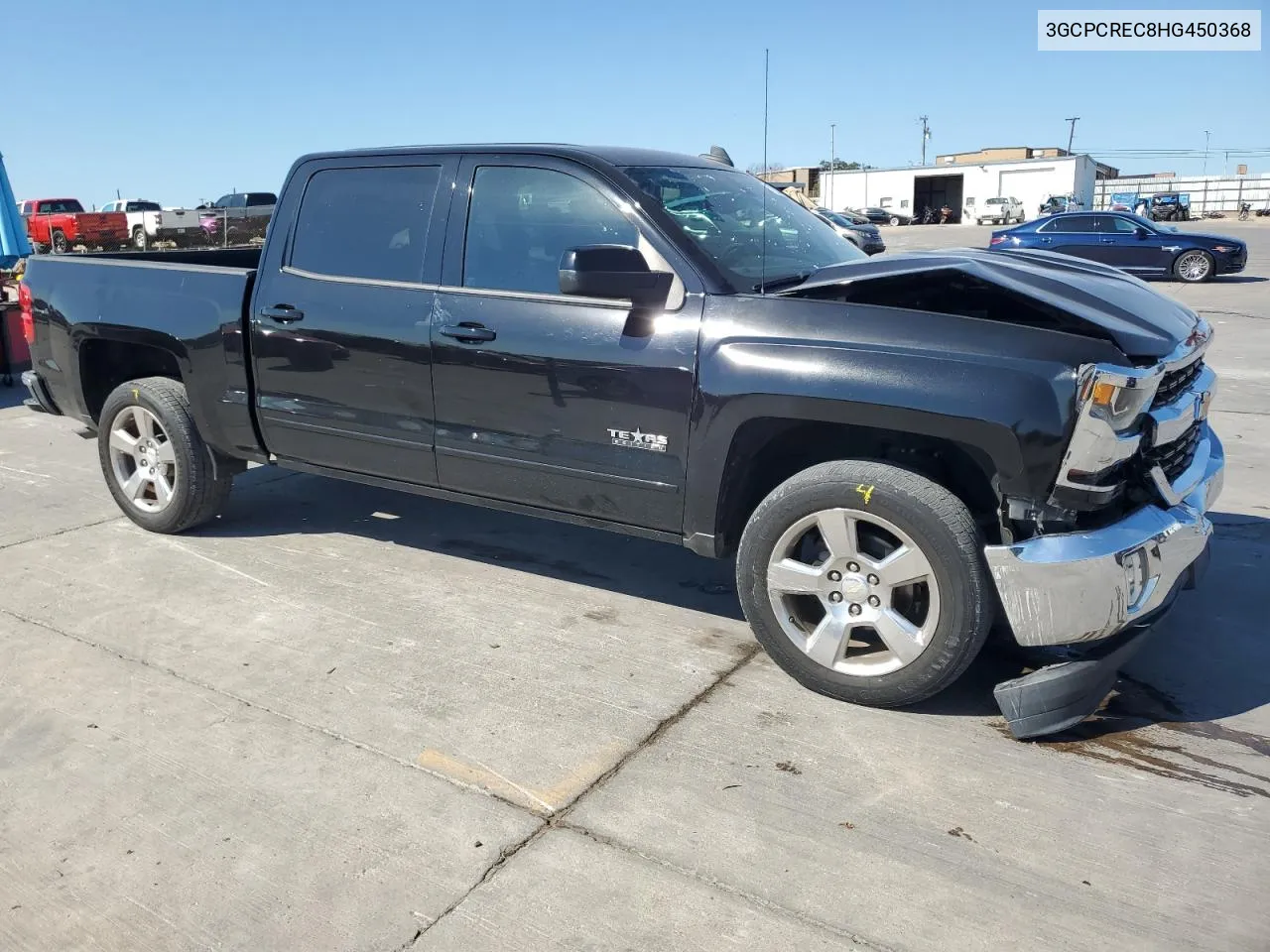 2017 Chevrolet Silverado C1500 Lt VIN: 3GCPCREC8HG450368 Lot: 72253394