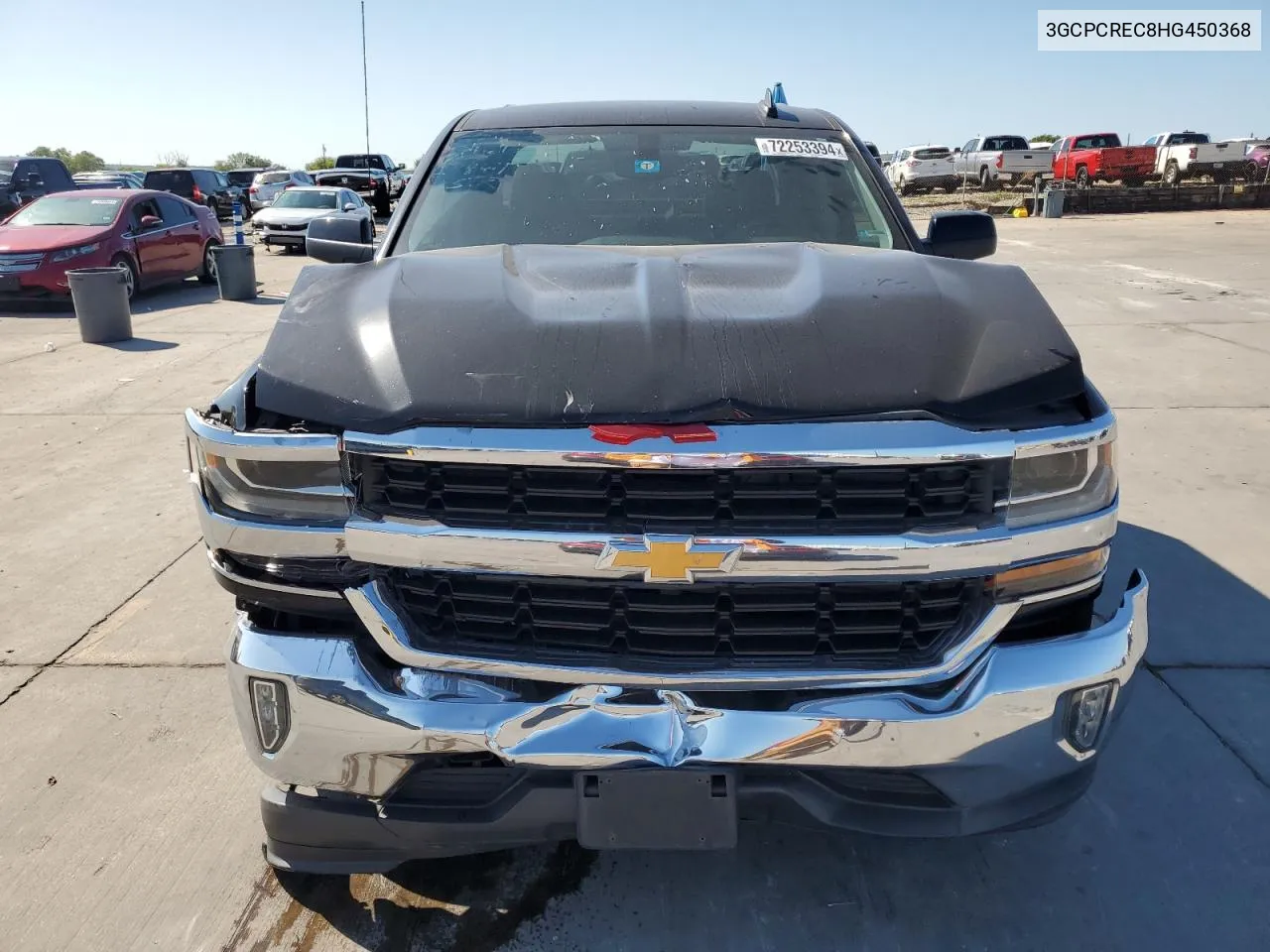 2017 Chevrolet Silverado C1500 Lt VIN: 3GCPCREC8HG450368 Lot: 72253394