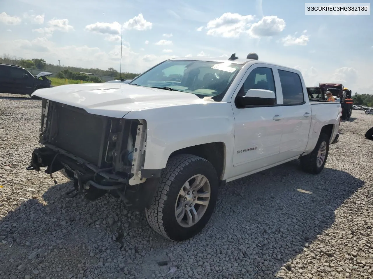 3GCUKREC3HG382180 2017 Chevrolet Silverado K1500 Lt