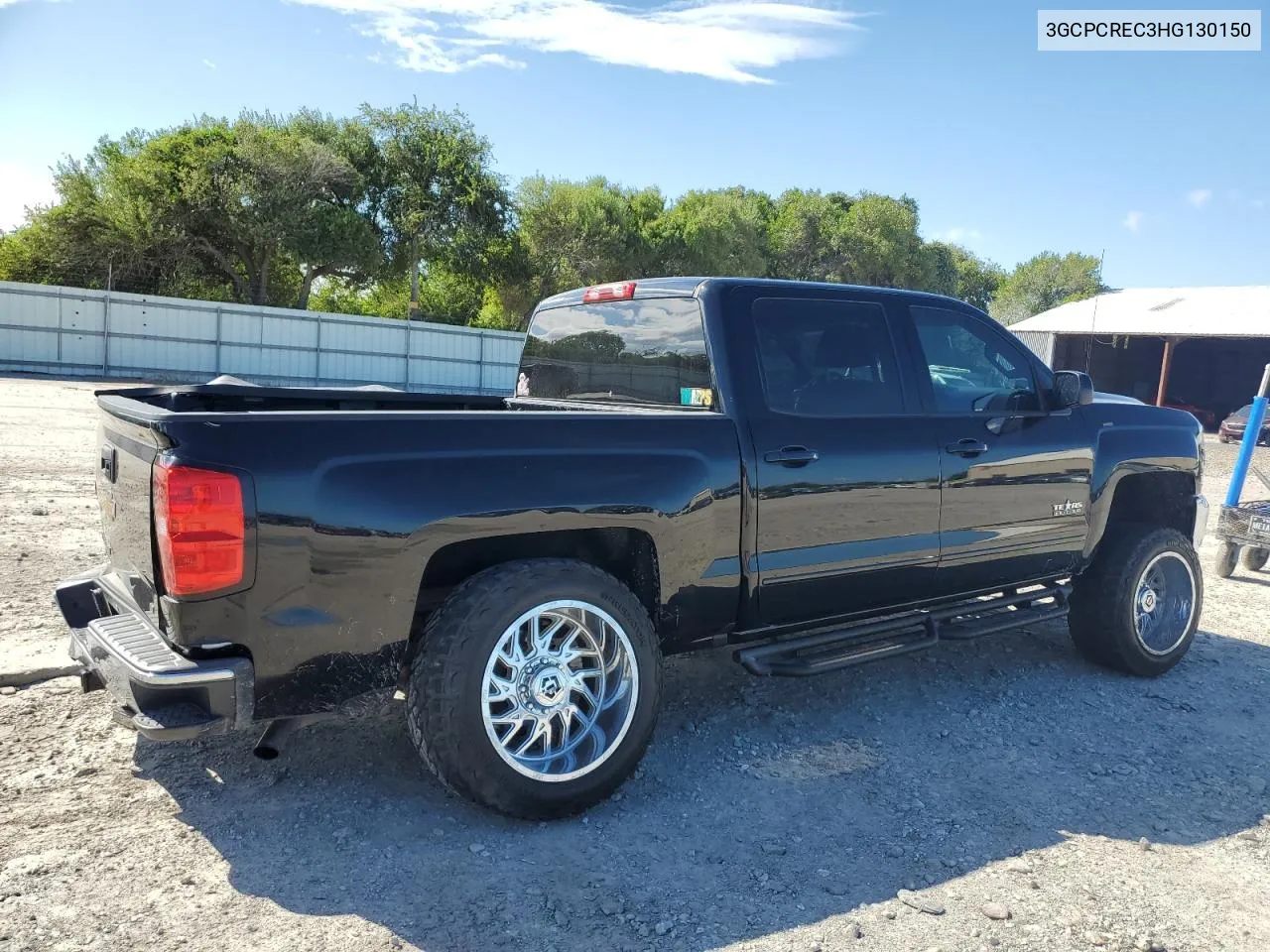 2017 Chevrolet Silverado C1500 Lt VIN: 3GCPCREC3HG130150 Lot: 72346634