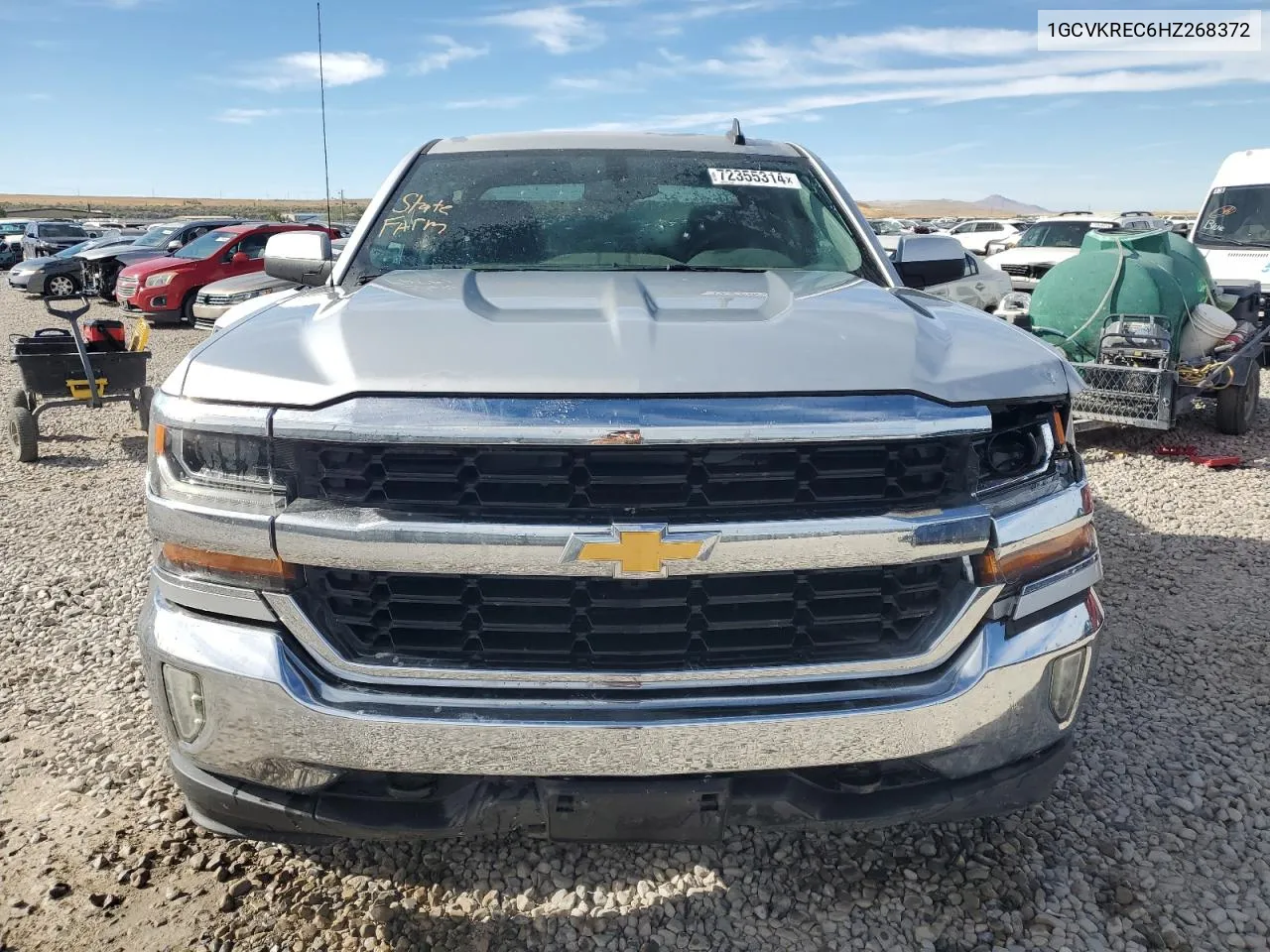 2017 Chevrolet Silverado K1500 Lt VIN: 1GCVKREC6HZ268372 Lot: 72355314