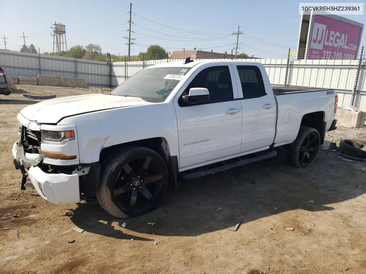 2017 Chevrolet Silverado K1500 Lt VIN: 1GCVKREH5HZ239361 Lot: 72386774