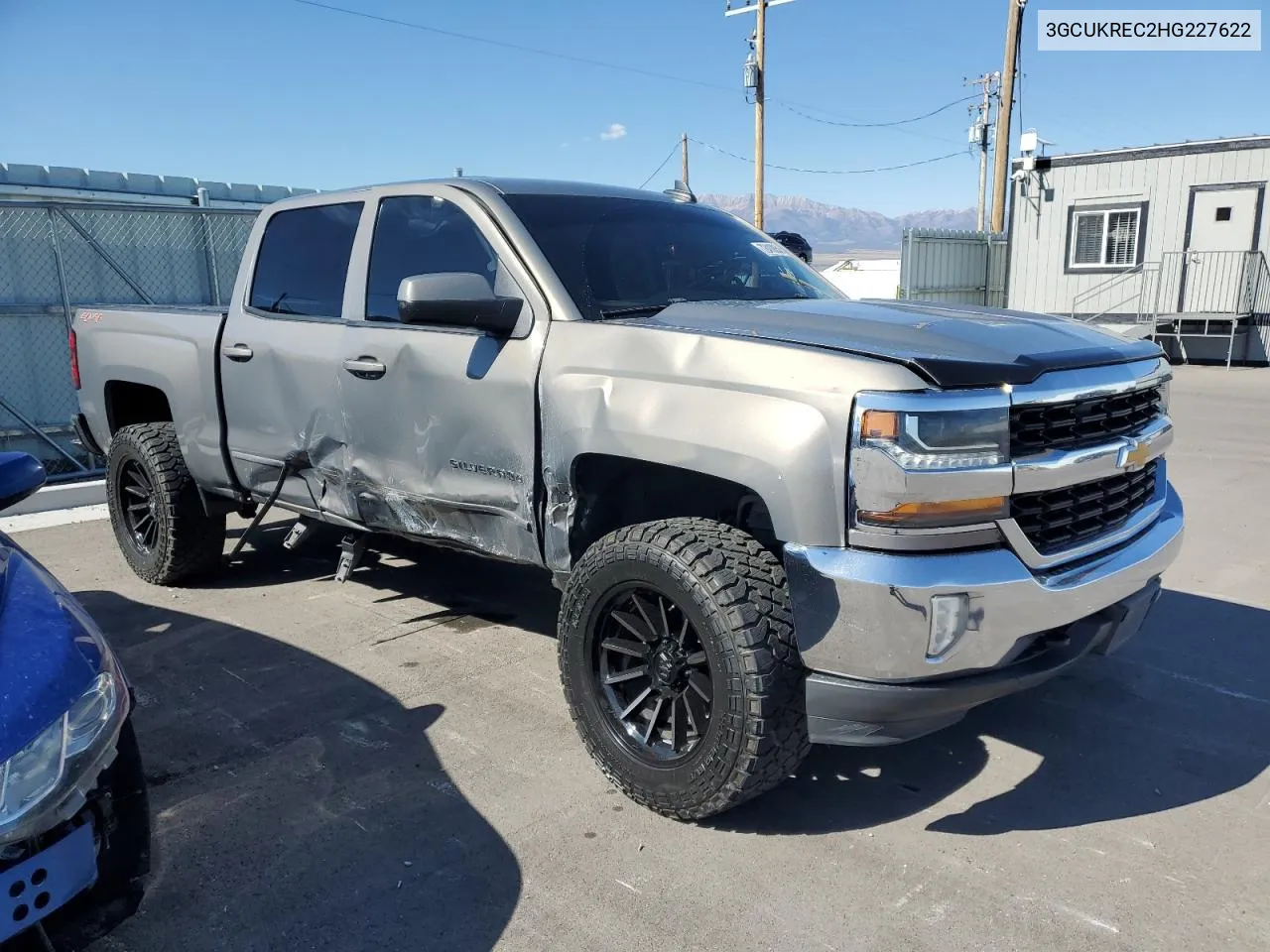 2017 Chevrolet Silverado K1500 Lt VIN: 3GCUKREC2HG227622 Lot: 72410854