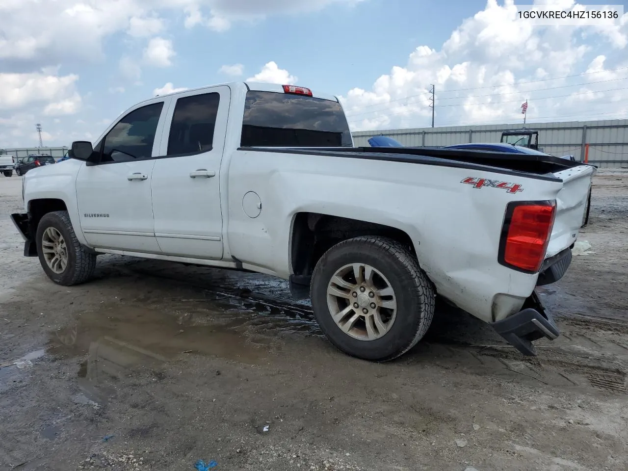 2017 Chevrolet Silverado K1500 Lt VIN: 1GCVKREC4HZ156136 Lot: 72575204