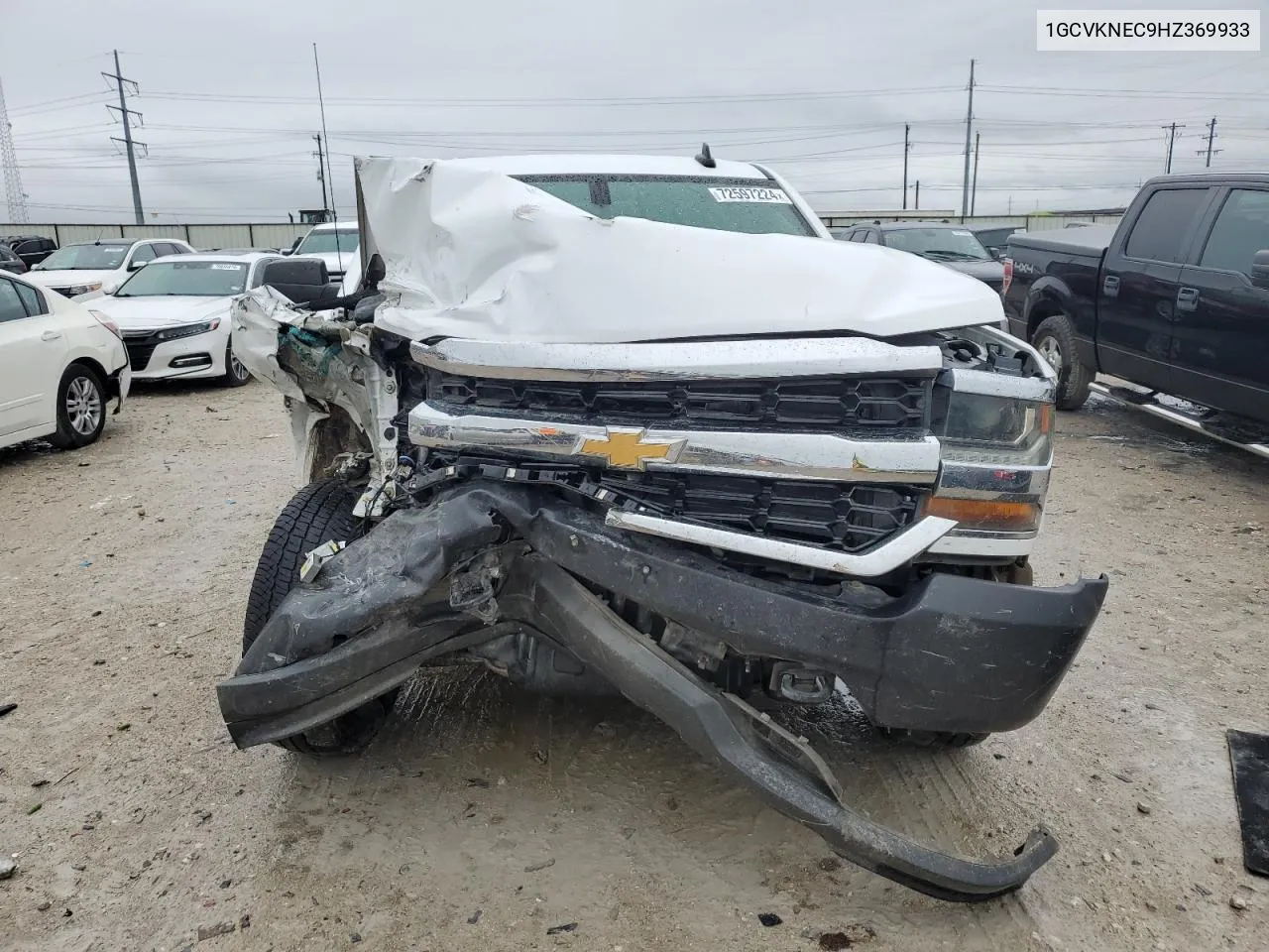 2017 Chevrolet Silverado K1500 VIN: 1GCVKNEC9HZ369933 Lot: 72597224