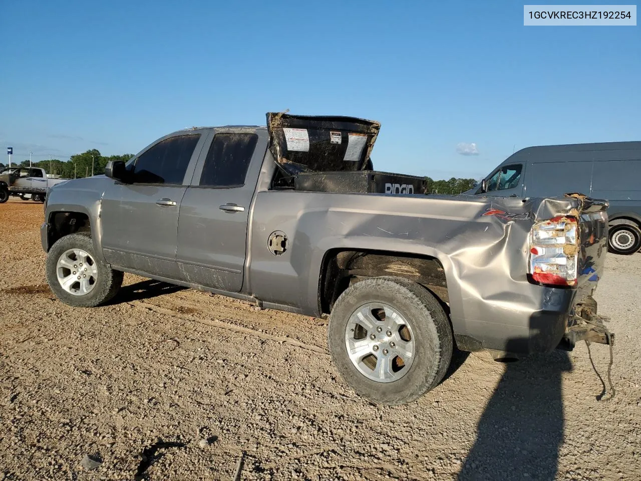 1GCVKREC3HZ192254 2017 Chevrolet Silverado K1500 Lt