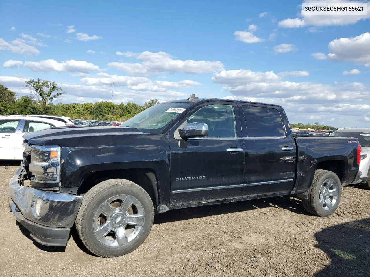 2017 Chevrolet Silverado K1500 Ltz VIN: 3GCUKSEC8HG165621 Lot: 72682004