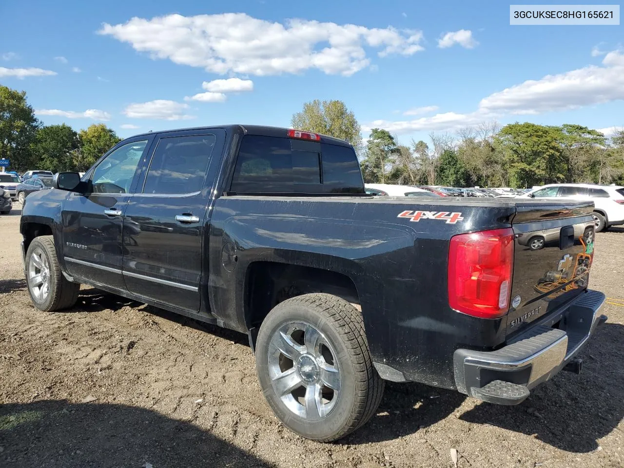 2017 Chevrolet Silverado K1500 Ltz VIN: 3GCUKSEC8HG165621 Lot: 72682004