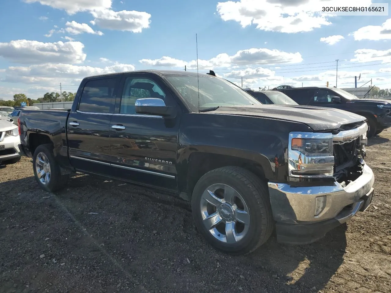 2017 Chevrolet Silverado K1500 Ltz VIN: 3GCUKSEC8HG165621 Lot: 72682004