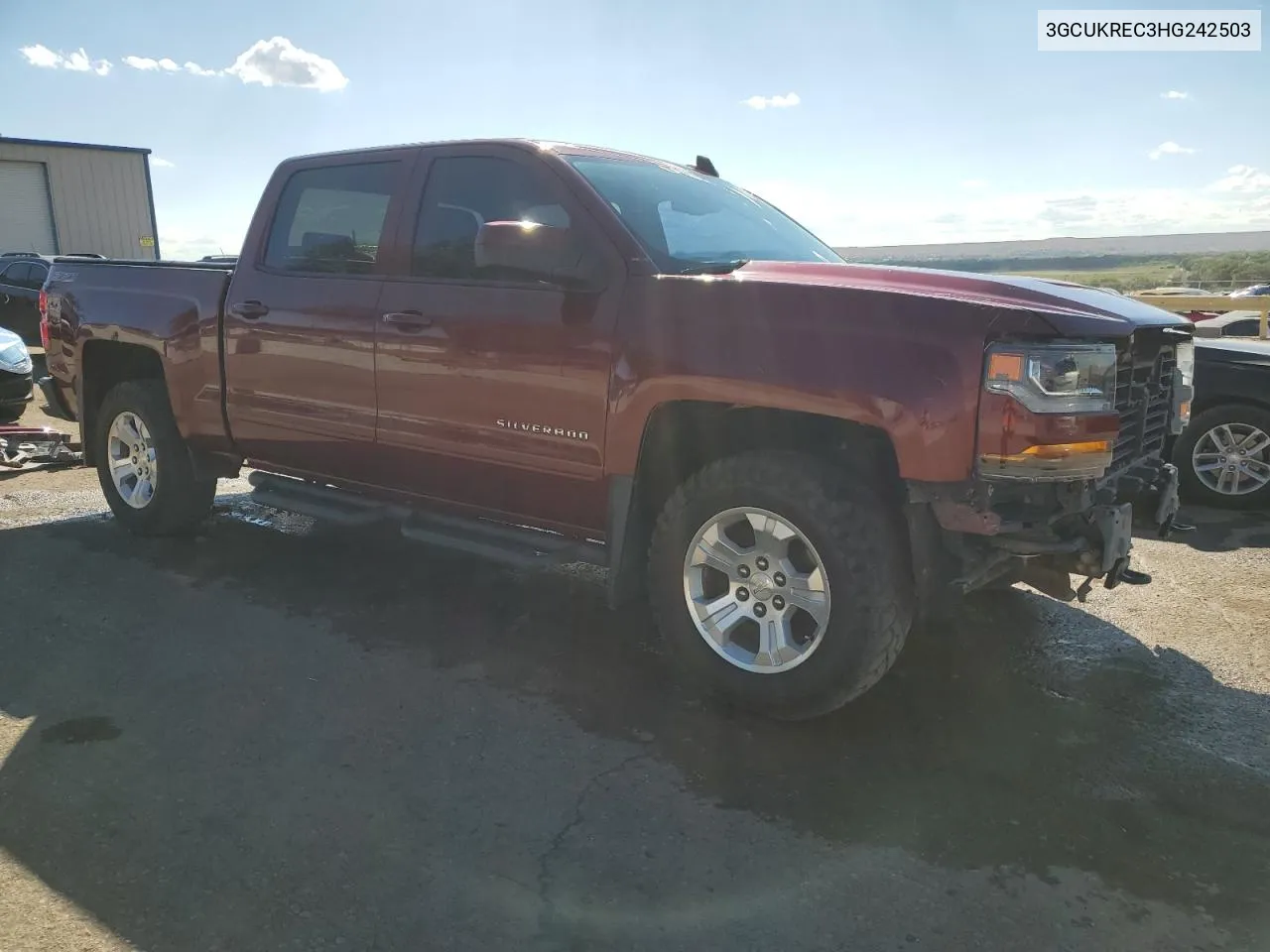 3GCUKREC3HG242503 2017 Chevrolet Silverado K1500 Lt