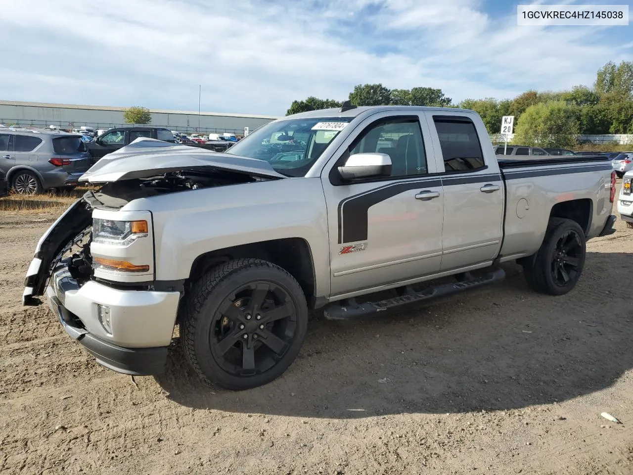 2017 Chevrolet Silverado K1500 Lt VIN: 1GCVKREC4HZ145038 Lot: 72767304