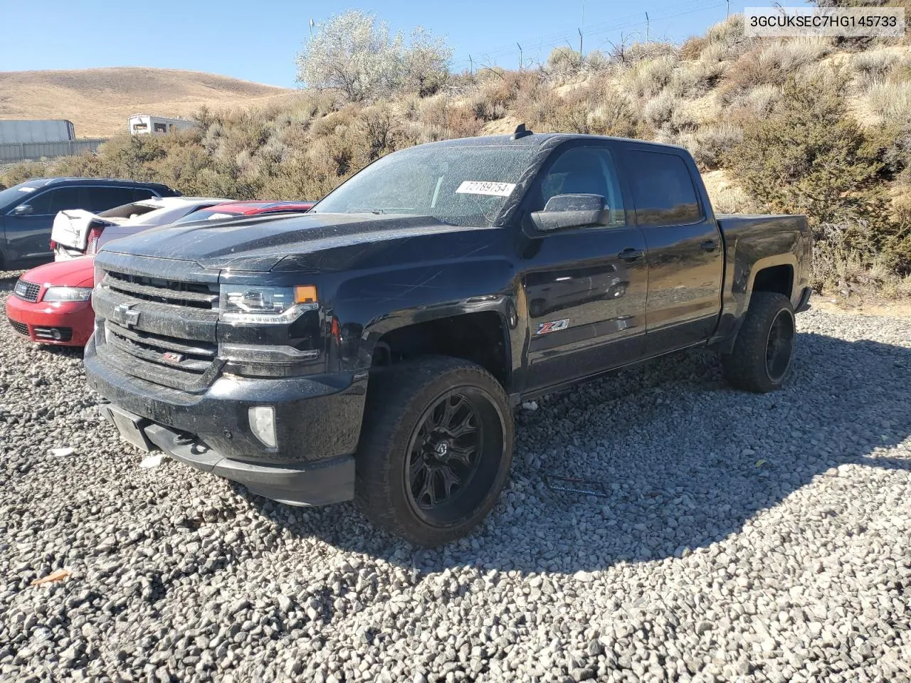 2017 Chevrolet Silverado K1500 Ltz VIN: 3GCUKSEC7HG145733 Lot: 72789754