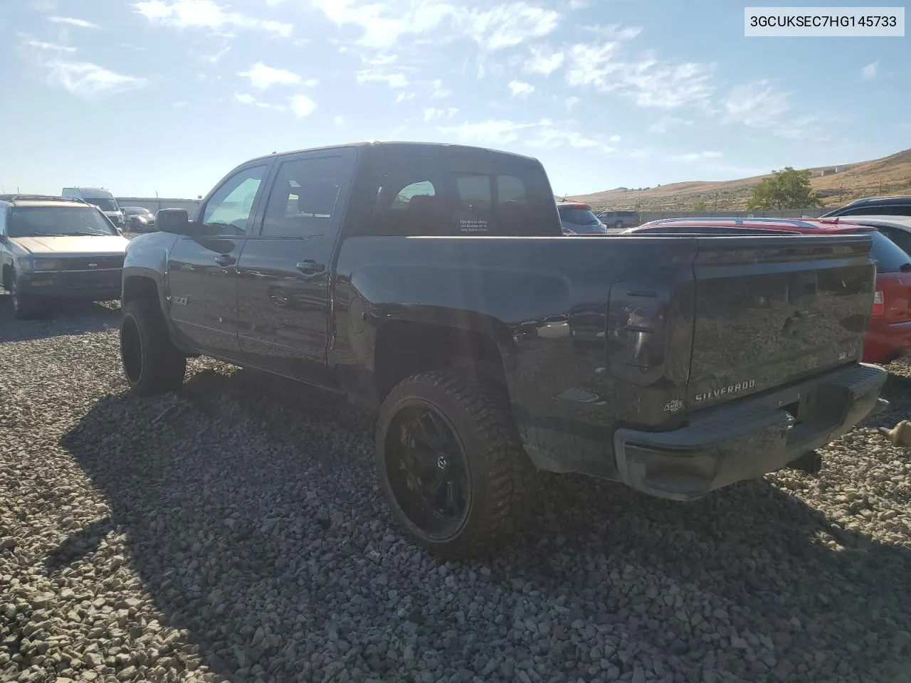 2017 Chevrolet Silverado K1500 Ltz VIN: 3GCUKSEC7HG145733 Lot: 72789754