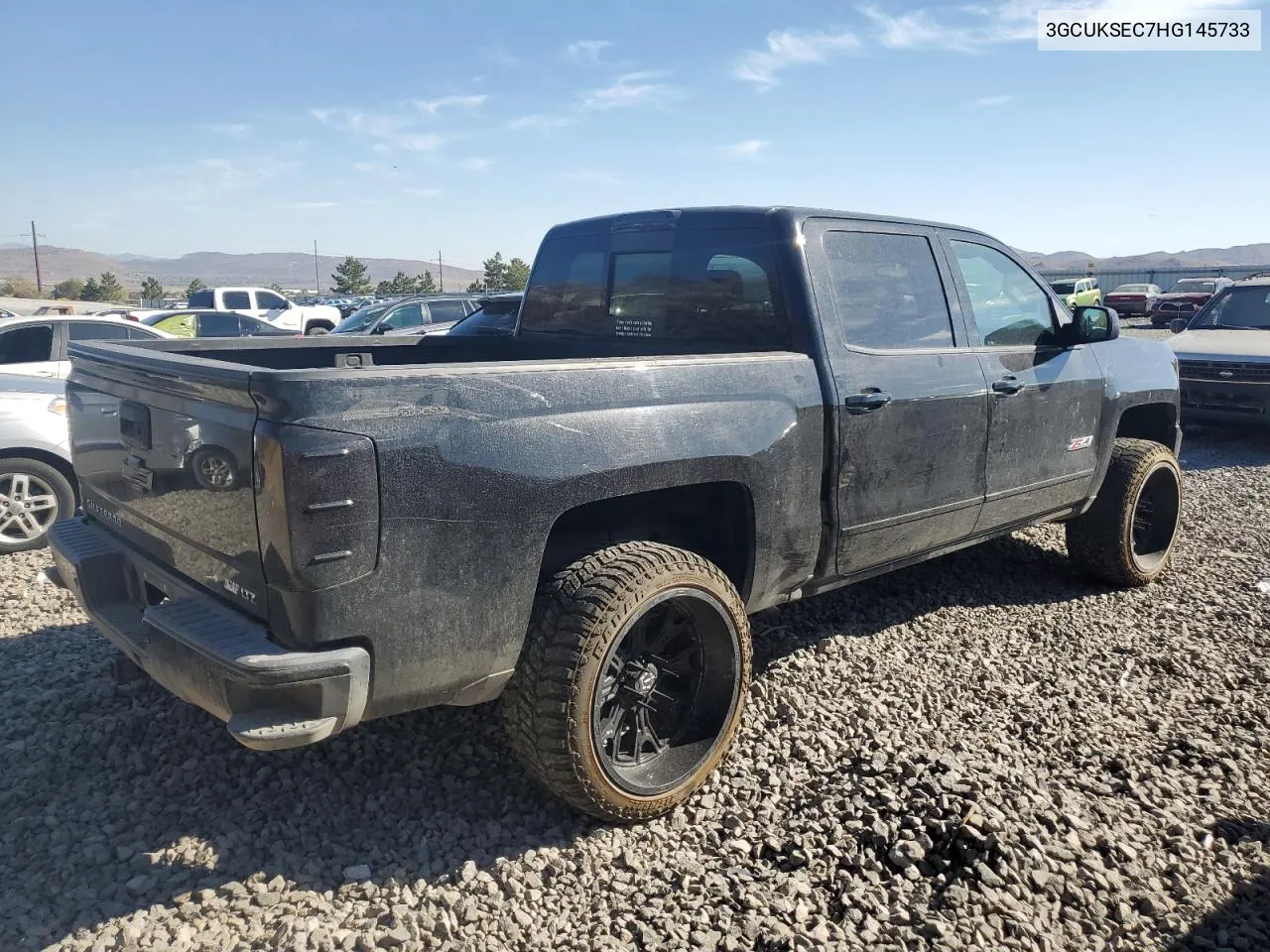 2017 Chevrolet Silverado K1500 Ltz VIN: 3GCUKSEC7HG145733 Lot: 72789754