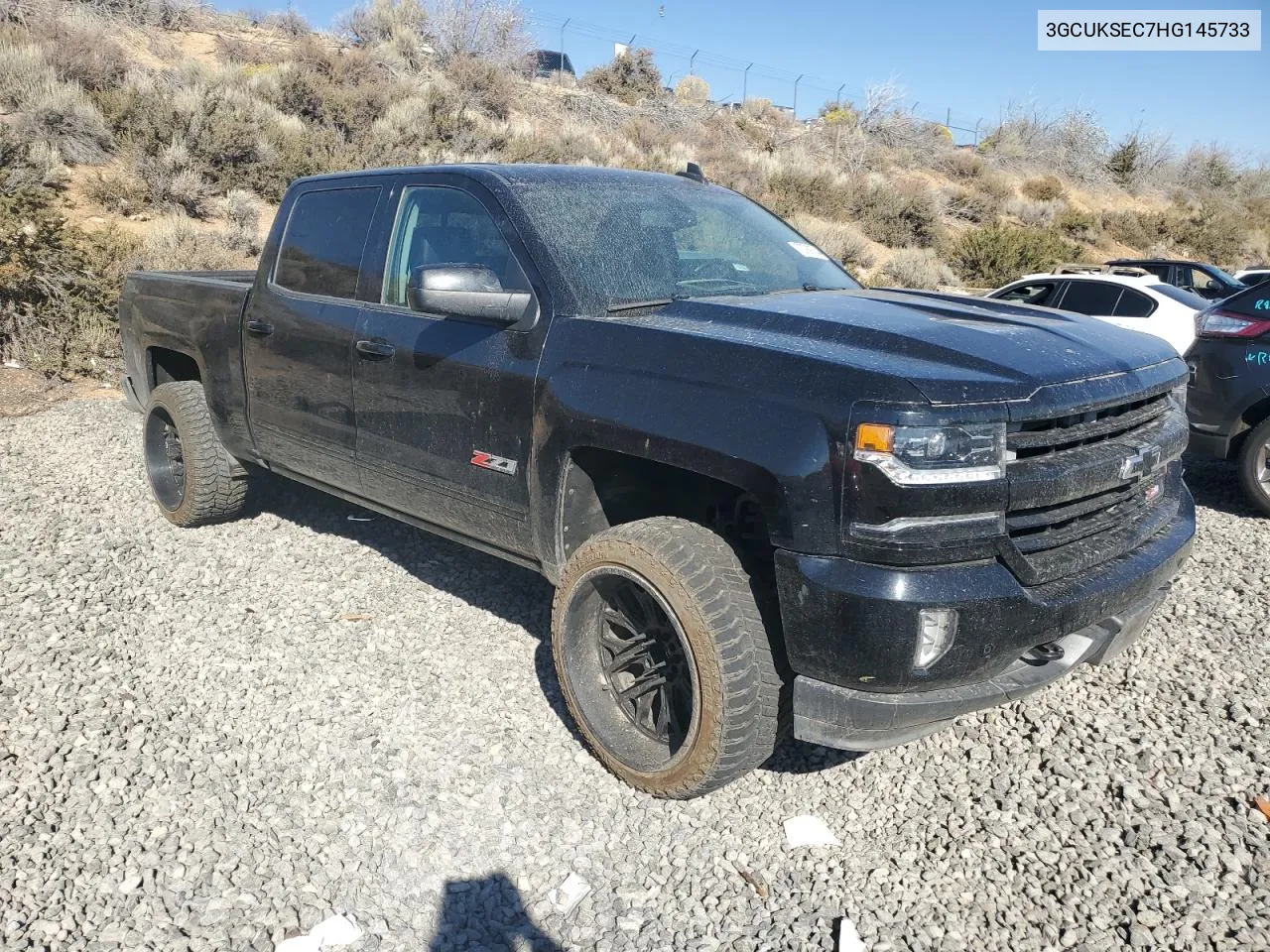 2017 Chevrolet Silverado K1500 Ltz VIN: 3GCUKSEC7HG145733 Lot: 72789754