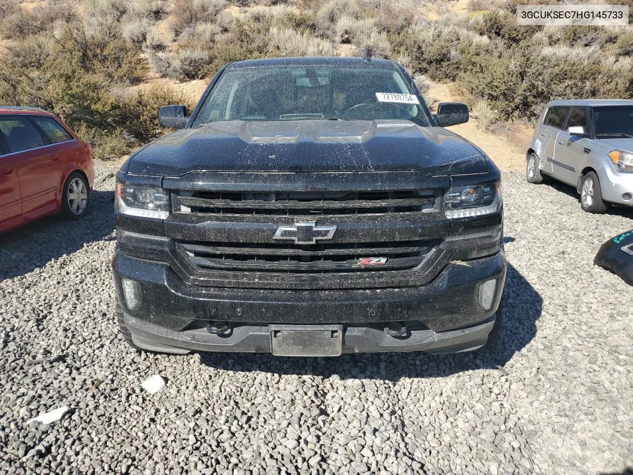 2017 Chevrolet Silverado K1500 Ltz VIN: 3GCUKSEC7HG145733 Lot: 72789754