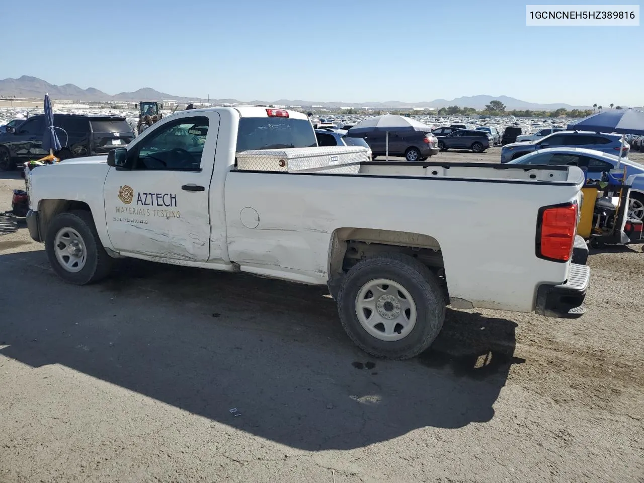 2017 Chevrolet Silverado C1500 VIN: 1GCNCNEH5HZ389816 Lot: 72952004