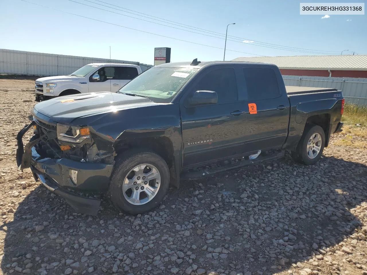 2017 Chevrolet Silverado K1500 Lt VIN: 3GCUKREH3HG331368 Lot: 72986094