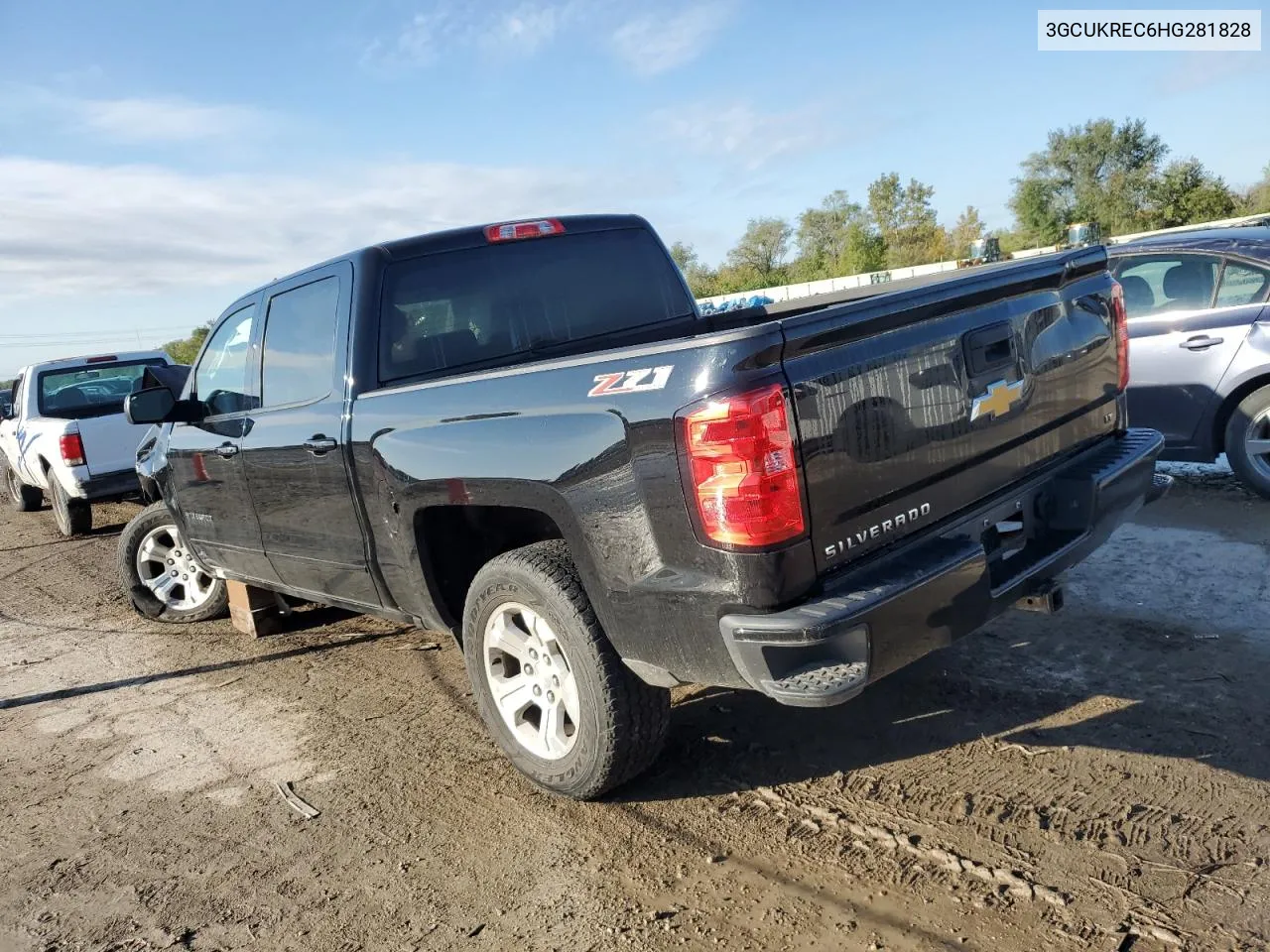 2017 Chevrolet Silverado K1500 Lt VIN: 3GCUKREC6HG281828 Lot: 72986644