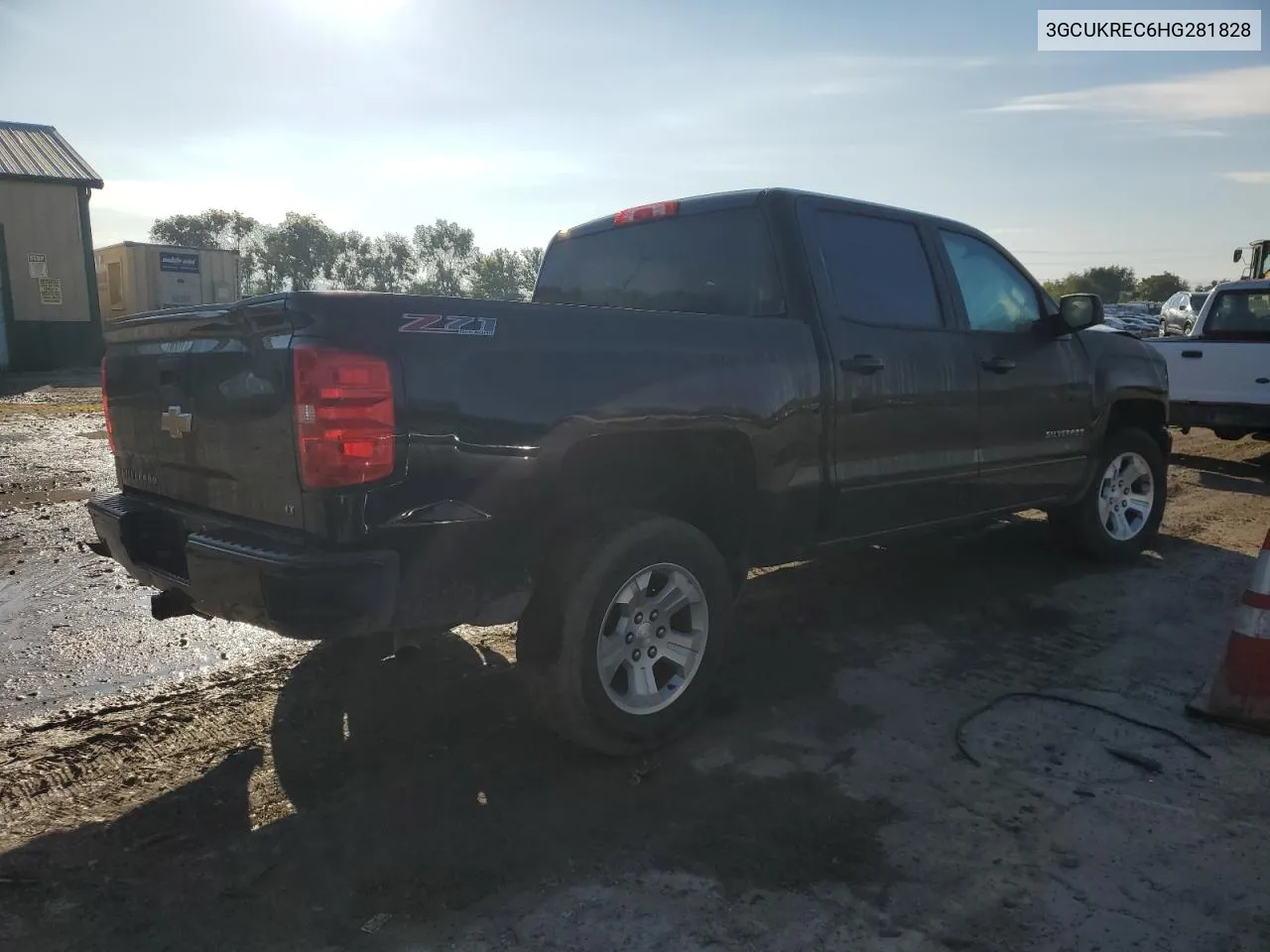 2017 Chevrolet Silverado K1500 Lt VIN: 3GCUKREC6HG281828 Lot: 72986644